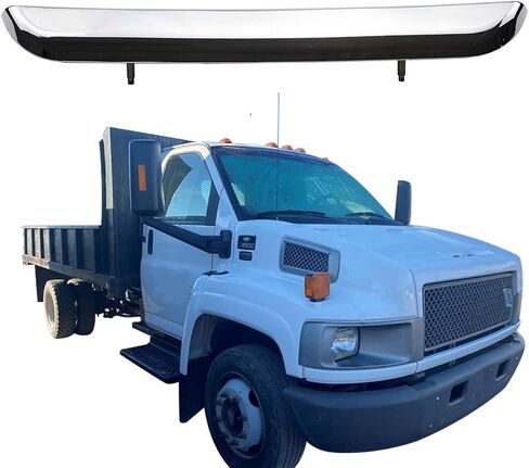 RLB-HILON Front Hood Handle Grab Compatible with Chevrolet Kodiak GMC Topkick C4500 C5500 C6500 2003-2009 Year Replaces OEM 15814272, Black Painted Color in Saudi Arabia