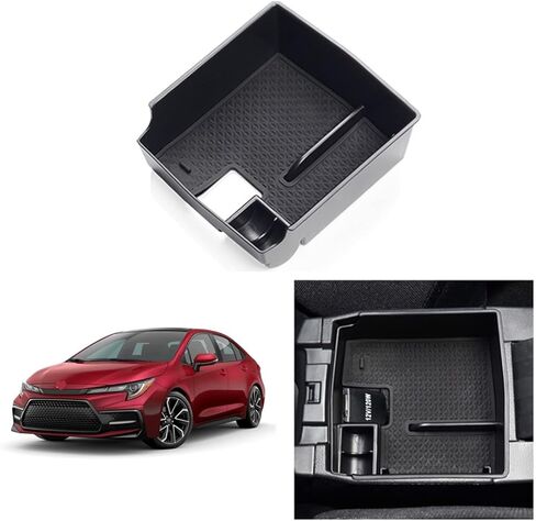 DSDFGH for 2019-2023 Toyota Corolla / 2022 2023 Corolla Cross Center Console Organizer Tray Armrest Insert Storage Box Corolla Hatchback Corolla Cross Accessories Rubber Mats Anti-slip in Kuwait