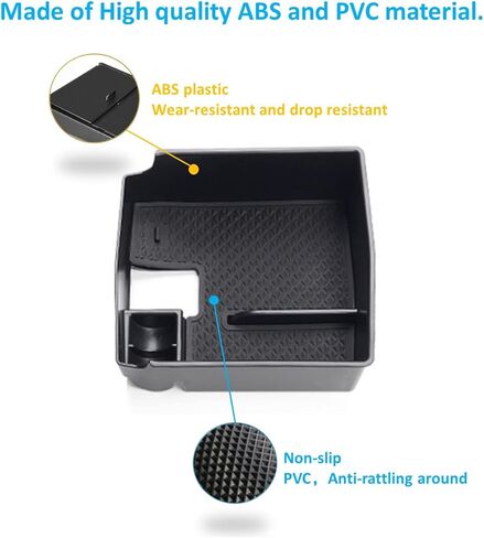 DSDFGH for 2019-2023 Toyota Corolla / 2022 2023 Corolla Cross Center Console Organizer Tray Armrest Insert Storage Box Corolla Hatchback Corolla Cross Accessories Rubber Mats Anti-slip in Kuwait