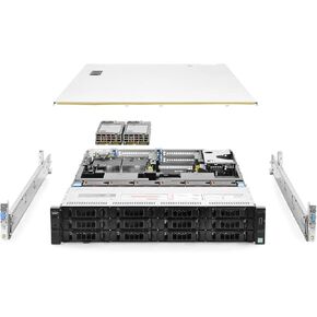 Dell PowerEdge R730xd Server 2.30Ghz 36-Core 192GB 2X New 1TB SSD 12x 10TB 12G (Renewed) in Kuwait