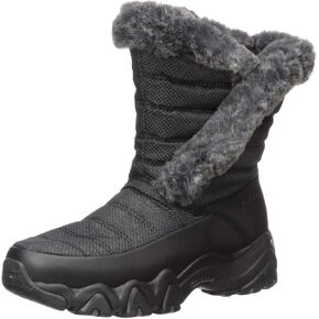 حذاء رياضي نسائي ماركة Skechers نوع دي لايت 2.0-متوسط مبطن مع فرو ثلوج in Kuwait