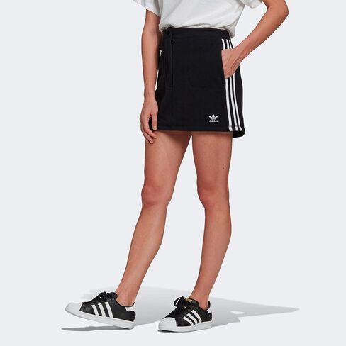 adidas Womens Originals Polar Fleece Skirt GN2800 Size L Black in Saudi Arabia