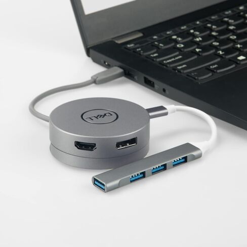 ITSPWR Bundle Dell® DA310 Docking Station, USB-C Power Delivery, Supports 4K Display 3840 x 2160, HDMI 2.0 and DisplayPort 1.2, 2xUSB-A, 1xUSB-C, 1x VGA, 1 RJ-45. in Kuwait