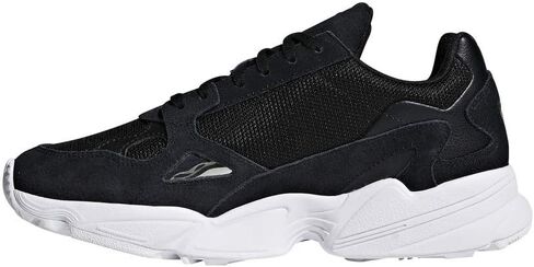 adidas Originals Women's Falcon Sneaker, Black/Black/White, 7 M US in Kuwait