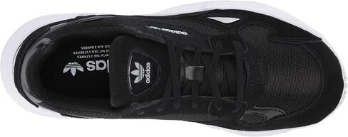 adidas Originals Women's Falcon Sneaker, Black/Black/White, 7 M US in Kuwait