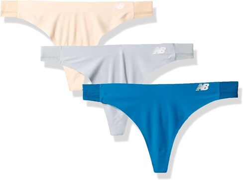 ملابس داخلية نسائية من New Balance ناعمة من الجيرسيه الشبكية (عبوة من 3 قطع) in Kuwait