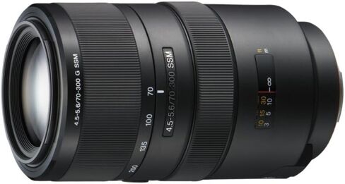 Sony sal70300g 70 – 300 mm f/4. 5 – 5. 6 ssm Ed g-series مضغوط Super Telephoto عدسة تكبير in Saudi Arabia