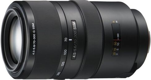Sony sal70300g 70 – 300 mm f/4. 5 – 5. 6 ssm Ed g-series مضغوط Super Telephoto عدسة تكبير in Saudi Arabia