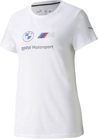 PUMA Women's Standard BMW M Motorsport Essentials Logo Tee in Saudi Arabia