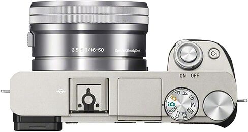 Sony Alpha a6400 Mirrorless Digital Camera (Silver) with 16-50mm & 55-210mm Zoom Lenses + 64GB Memory, Wide Angle + Telephoto Lens, Filters, Case, Tripod + More (30PC Bundle Kit) (Renewed) in Saudi Arabia