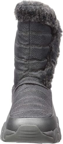 Skechers Women's D'Lites 2.0-Mid Quilted Sneaker Boot with Fur Trim Snow in Saudi Arabia