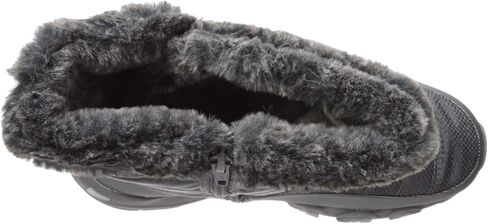 Skechers Women's D'Lites 2.0-Mid Quilted Sneaker Boot with Fur Trim Snow in Saudi Arabia