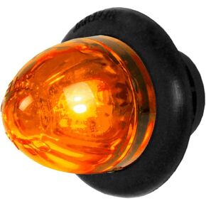 GG Grand General 75440 1 بوصة دفع صغير/برغي بطيخ كهرماني/كهرماني مصباح LED مزدوج الوظيفة مع إطار بلاستيكي من الكروم in Kuwait