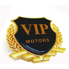 3D VIP Metal Emblem Sticker for Car, Auto Car Emblem Decal Decoration, Car Decoration VIP Badge Decals Fit for Cars Bumper Window Laptop Luggage Car Accessories (Sliver) in Saudi Arabia