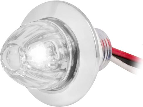 GG Grand General 75430 1 inch Mini Push/Screw Watermelon Amber/Amber Dual Function LED Light with Nut in Saudi Arabia