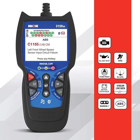 Innova 3150RS OBD2 Scanner / Car Code Reader with ABS, SRS, Live Data, and Service Light Reset in Saudi Arabia