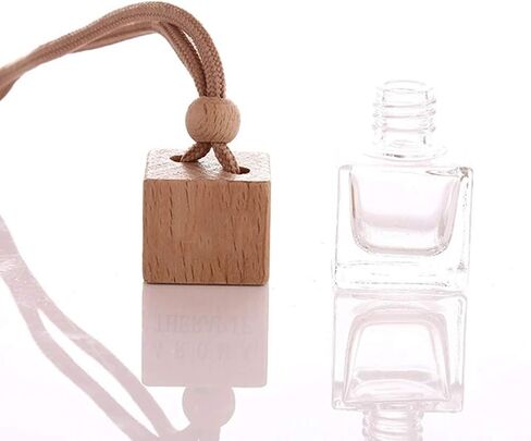 عبوة من 4 قطع من معطر هواء السيارة معطر معلق زجاجة عطر بخاصية إطلاق الروائح العلاجية العطرية العطرية العطرية حلية متدلية in Kuwait