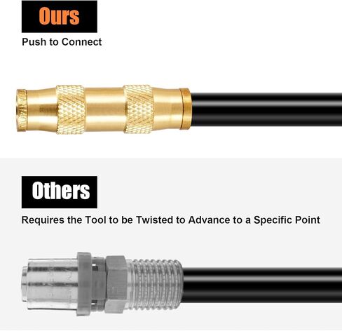 soundfuse 10 Pcs DOT Air Fitting, Brass DOT Air Brake Line Fitting Connector Assortment Kit 1/4" 3/8" 1/2" Push to Connect Fittings Air Brake Fittings Repair Kit for Air System, Industrial, Trucks in Saudi Arabia