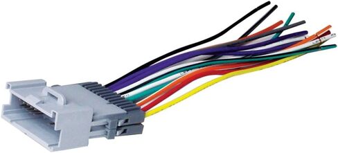 Scosche GM03B Compatible with Select 1994-05 GM Power/Speaker Connector / Wire Harness for Aftermarket Stereo Installation with Color Coded Wires,Blue in Saudi Arabia