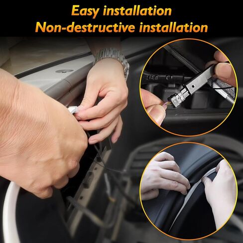 طقم شريط إضاءة LED للصندوق الأمامي من SUMK، شريط إضاءة LED للصندوق الأمامي 12-36 فولت 2.5 متر، شريط أنبوب مصباح LED، مرن IP67 مقاوم للماء للإضاءة المحيطة LED ضوء زخرفي لطراز Tesla 3/Y 2021-2023 تثبيت سريع in Kuwait