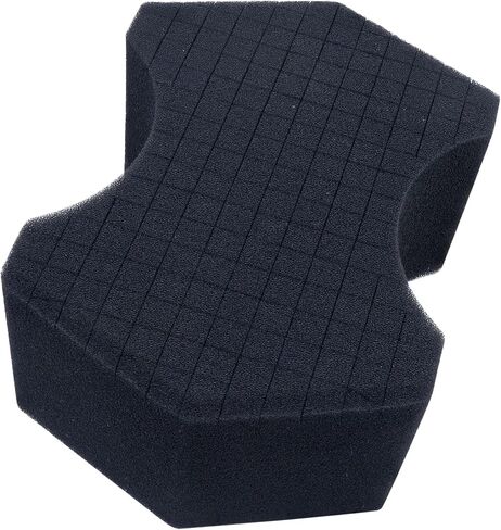 Ultra Black Foam Sponge by TAKAVU, Cross-Cut Design & Ergonomic Shape, Perfect for Both Rinseless & Soap Washes, for Car Detailing & Washing in Saudi Arabia