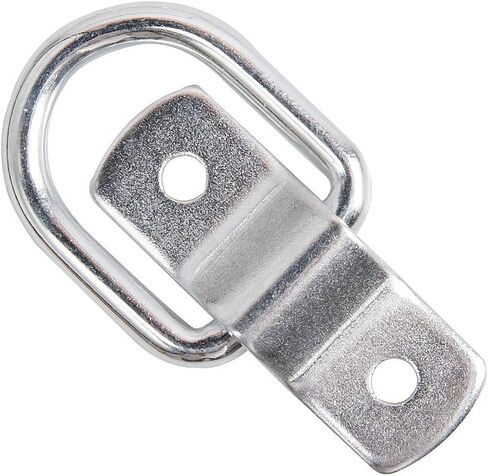 18 Packs D Ring Tie Down Anchor Set, 1/4" 1200 Lbs Trailer Tie Down Anchor D Rings with Mounting Bracket for Loads on RV Campers, Cars, Trucks, Trailers, Boats, Motorcycles in Saudi Arabia