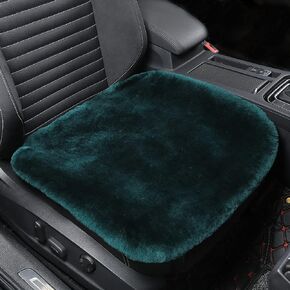 أغطية مقاعد وسادة مقعد السيارة من جلد الغنم الأصلي LLB للسيارات والشاحنات وسيارات الدفع الرباعي ووسادة حماية مقعد مريحة لمقعد سائق السيارة وإكسسوارات السيارة للنساء 19.2 × 19.2 بوصة (وردي، وسادة مقعد أمامي - قطعة واحدة) in Kuwait