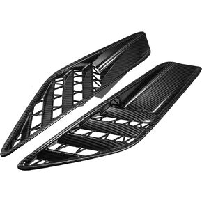 X AUTOHAUX Pair Rear Side Body Vent Cover Trims for Chevrolet Corvette C7 2014 2015 2016 2017 2018 Left Right Carbon Fiber Pattern in Saudi Arabia