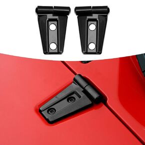 RT-TCZ Hood Hinge Cover Trim Exterior Decoration Kits Accessories for Jeep Wrangler JK & Unlimited 2007-2017,2PCS (Blue)