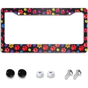 License Plate Frame Abstract Leopard Print Hearts License Plate Frames Decorative Metal Personalize Front Car Tag Frames Aluminum License Plate Holder for Standard Us Canada 6 x 12 Inch in Kuwait