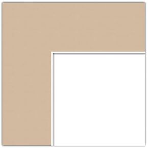 24x28 Dune / Scotch Mist Custom Mat for Picture Frame with 20x24 opening size (Mat Only, Frame NOT Included) in Kuwait