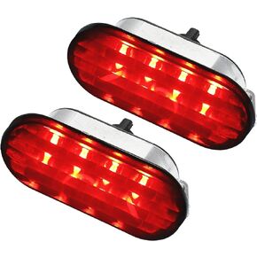 X AUTOHAUX Pair LED Side Marker Turn Signal Lights Assembly Smoked for VW MK4 Golf Jetta GTI R32 Passat B5 Red Front Side Marker Lamp in Saudi Arabia