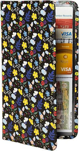 YIXONER Car Registration and Insurance Card Holder, Car Document Holder, Insurance and Registration Holder with Magnetic Closure, Glove Box Organizer, Golden In Blue in Kuwait