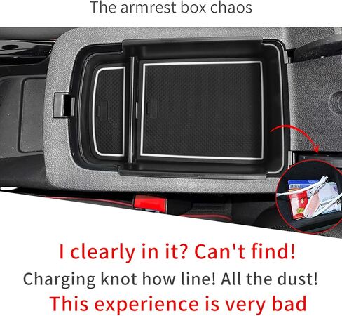 2024 2025 Trax Center Console Organizer Tray, for Chevy Trax 2024 2025 Accessories Armrest Storage Box Insert, for 2024 2025 Buick Envista/Buick Encore GX Storage Organizer Tray ABS (black) in Kuwait