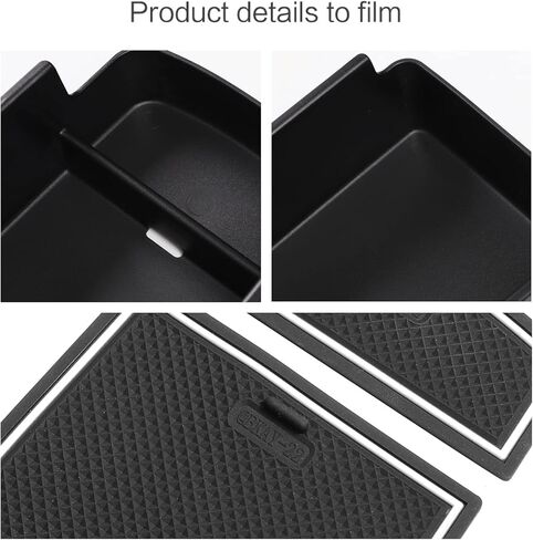 2024 2025 Trax Center Console Organizer Tray, for Chevy Trax 2024 2025 Accessories Armrest Storage Box Insert, for 2024 2025 Buick Envista/Buick Encore GX Storage Organizer Tray ABS (black) in Kuwait