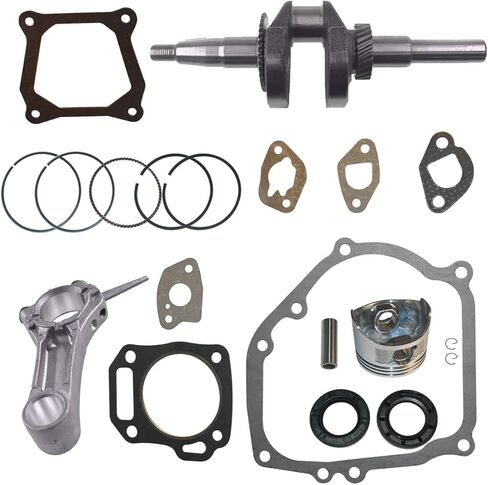 Acceoovedo Crankshaft Piston Connecting Rod Engine Full Gasket Set Fit for Honda GX200 5.5HP 6.5HP 5.5/6.5HP 4-Cycle Gasoline Engine Generator Water Pump in Kuwait
