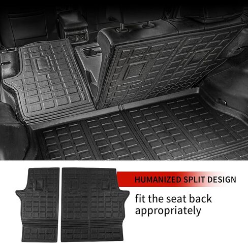 سجادات أرضية Thinzyou متوافقة مع 2019-2023 Toyota RAV4 Cargo Liner Trunk Mat TPE جميع الأحوال الجوية غطاء المقعد الخلفي حامي Rav4 2022 الملحقات (2019-2023، سجادات مسند الظهر + سجادة الصندوق الخلفي + سجادات الأرضية) in Kuwait