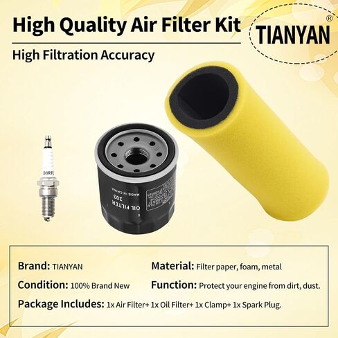 TIANYAN 5UG-E4451-00 FS-923 فلتر الهواء 5GH134400000 فلتر الزيت شرارة التوصيل أطقم لياماها الكركدن 660 YXR660 2004-2006 الكركدن 450 YXR450 2006-2009 in Saudi Arabia