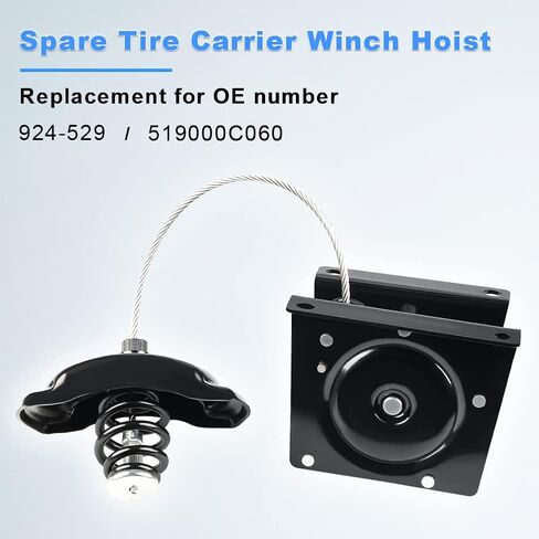 WMPHE Spare Tire Hoist Winch Carrier Holder Compatible with 2000 2001 2002 2003 2004 2005 2006 Toyota Tundra 3.4L 4.0L 4.7L Replacement for 924-529 519000C060 in Saudi Arabia