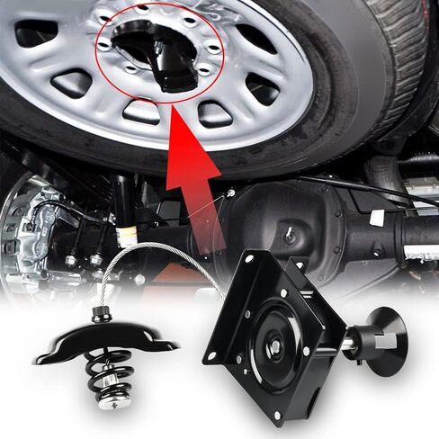 WMPHE Spare Tire Hoist Winch Carrier Holder Compatible with 2000 2001 2002 2003 2004 2005 2006 Toyota Tundra 3.4L 4.0L 4.7L Replacement for 924-529 519000C060 in Saudi Arabia