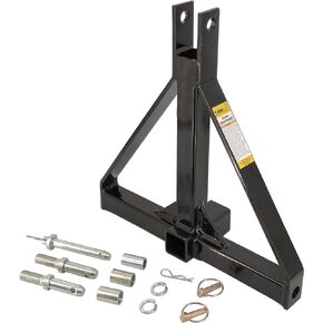 Standard 3-Point Hitch Adapter for Trailers & Farm Equipment with Category 1 Pins & 2" Hitch Receiver in Saudi Arabia