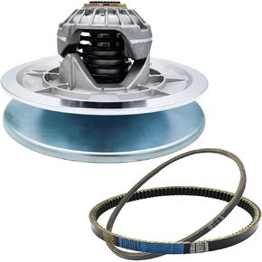 FBT2 Driven Clutch Assembly with Belts For YAMAHA GAS Golf Cart G29 YDRA Drive 2007-up and Drive2 2017-up, Aluminum Rear Secondary Sheave, JW8-G6202-26-00 in Kuwait