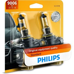 Philips Automotive Lighting 9006 Standard Halogen Replacement Headlight Bulb, 2 Pack (9006B2) in Kuwait