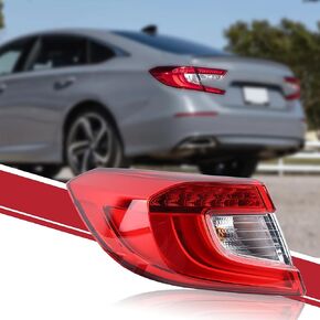 Inner Brake Tail Light Rear Lamp Assembly Left Driver Side Compatible for 2018 2019 2020 2021 Honda Accord Sedan Taillights Harness Set