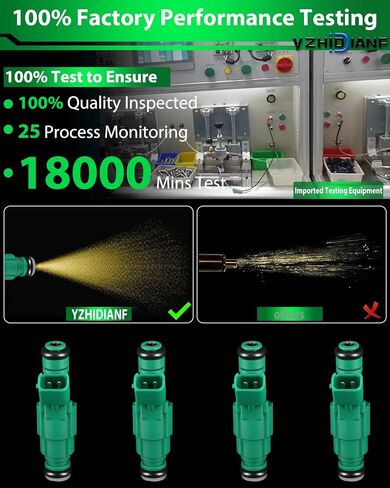 YZHIDIANF 35310-2E100 1.8L 2.4L Sonata Elantra Fuel Injectors Fit for:-Hyundai Sonata 2006 2007 2008 2009 2.4L L4, Elantra 2011 2012 2013 1.8L L4, Replacement 353102E100 (4 Pcs) in Saudi Arabia