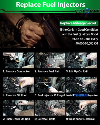 YZHIDIANF 35310-2E100 1.8L 2.4L Sonata Elantra Fuel Injectors Fit for:-Hyundai Sonata 2006 2007 2008 2009 2.4L L4, Elantra 2011 2012 2013 1.8L L4, Replacement 353102E100 (4 Pcs) in Saudi Arabia