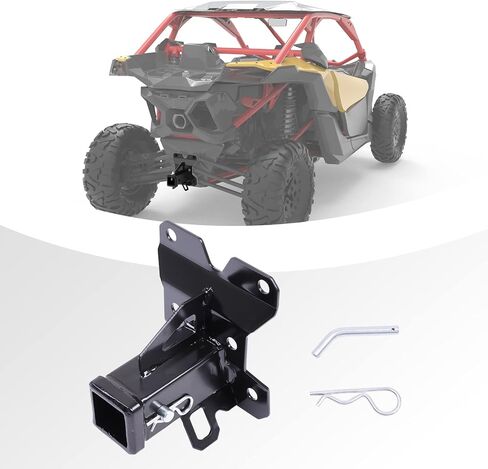 NIXFACE X3 2 "غطاء خلفي للريسيفر مناسب لعام 2017-2022 Can Am Maverick X3 شديد التحمل مع 2 ملحق in Saudi Arabia
