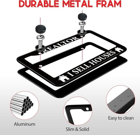 License Plate Frames for Women Autism Awareness Car Plate Holder Cover Color Puzzle Palms Metal Tag Frame Stainless Steel Car Accessories Front Rear Plate Decor in Kuwait