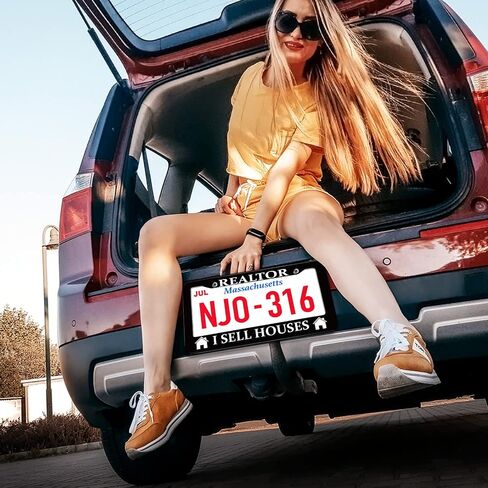 License Plate Frames for Women Autism Awareness Car Plate Holder Cover Color Puzzle Palms Metal Tag Frame Stainless Steel Car Accessories Front Rear Plate Decor in Kuwait