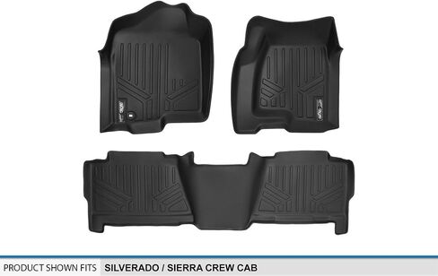 طقم مفارش أرضية SMARTLINER لموديل 1999-2007 Silverado/Sierra 1500/2500/3500 Crew Cab / 2000-2006 Escalade/Suburban/Yukon XL in Kuwait